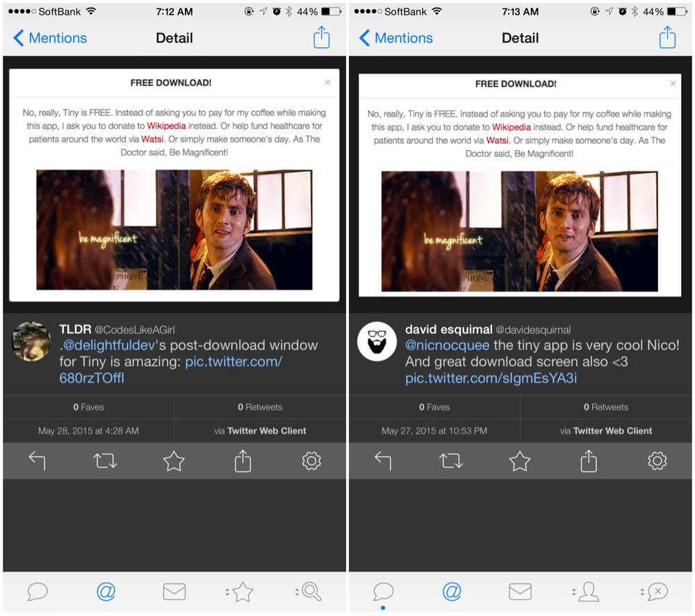 Tiny for Mac Download Page Reviews